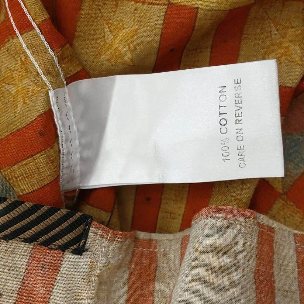 Two Billy Reid Tuscumbia Shirts Linen Honey & Cotton Print Short Sleeve Quality - Picture 6 of 12